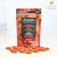 20-PACK 1000MG PEACH SATIVA GUMMIES - SMOKIEZ