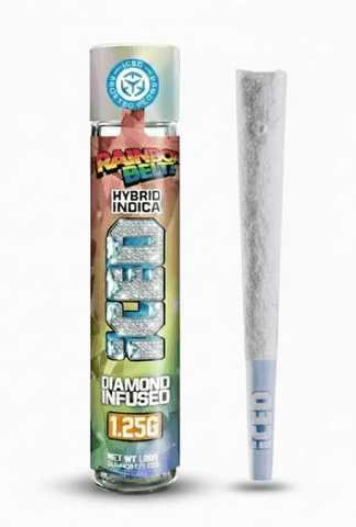 ICED - INFUSED PREROLL - RAINBOW SHERBET - 1.25G