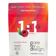 1:1 FULL SPECTRUM RASPBERRY CHEWS