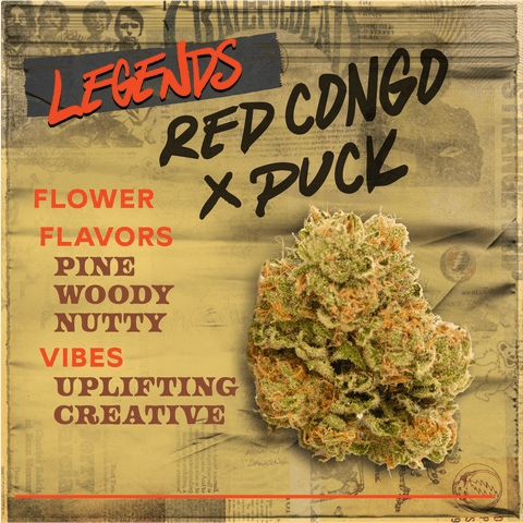Red Congo x Puck - 3.5g Flower
