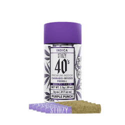 Stiiizy | 40s Purple Punch | Infused Prerolls | Indica | 2.5g | 5pk