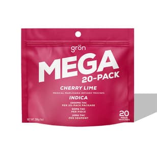 Cherry Lime [20pk] (50mg THC per troche, 10mg THC per segment)
