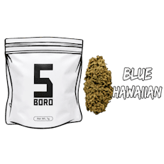 5 Boro | Blue Hawaiian | Sativa | Flower | .7g