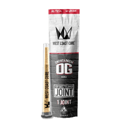 KB - WEST COAST CURE - INDOOR PREROLL - UNOBTAINIUM OG - 1G