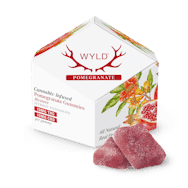Wyld | Pomegranate 1:1 CBD + Hybrid Enhanced Gummies
