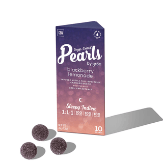 Blackberry Lemonade Pearls 1:1:1 CBD:CBN:THC Full Spectrum Gummies