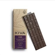 Kiva Chocolate Bar - Dark Chocolate Blackberry 100mg