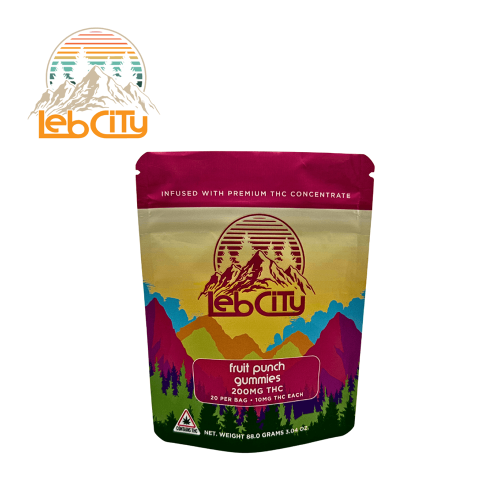 Leb City | Fruit Punch | Gummies | 200mg