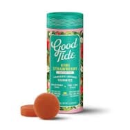 GOOD TIDE- KIWI STRAWBERRY THC:CBD:CBG 10PK (10MG/100MG) ROSIN GUMMIES [H]