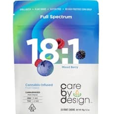 18:1 FULL SPECTRUM MIXED BERRY CHEWS