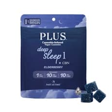 ELDERBERRY DEEP SLEEP 1 +CBN ROSIN GUMMIES - 10 mg - 10 Pack