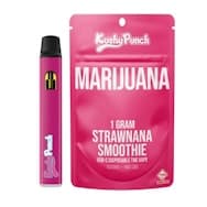 Kushy Punch Strawnana Smoothie Disposable Vape | 1g