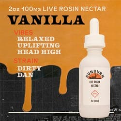 2oz Vanilla Dirty Dan - 100mg Nectar Tincture