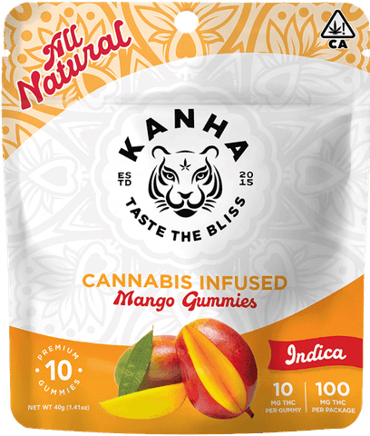 KANHA - THC GUMMY - MANGO - 100MG