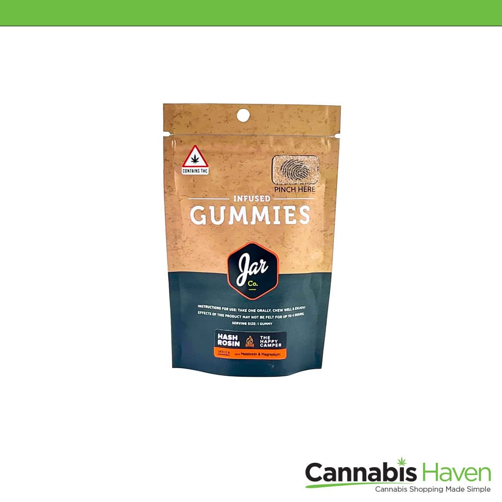 Jar Co Blueberry Pom Indica 100mg Gummies
