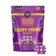 Cheeba Chews | Sleepy Chocolate Taffy 5mg 20pk | 1:2 THC + CBN + Melatonin | 100mg