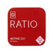 RATIO Active 20:1 THC:CBD Mints | 100mg